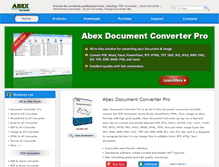 Tablet Screenshot of abexsoft.com